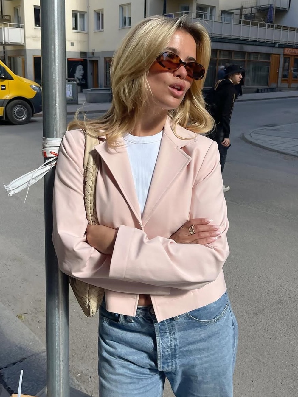 Djerf Avenue Day-to-day Blazer Blush Small